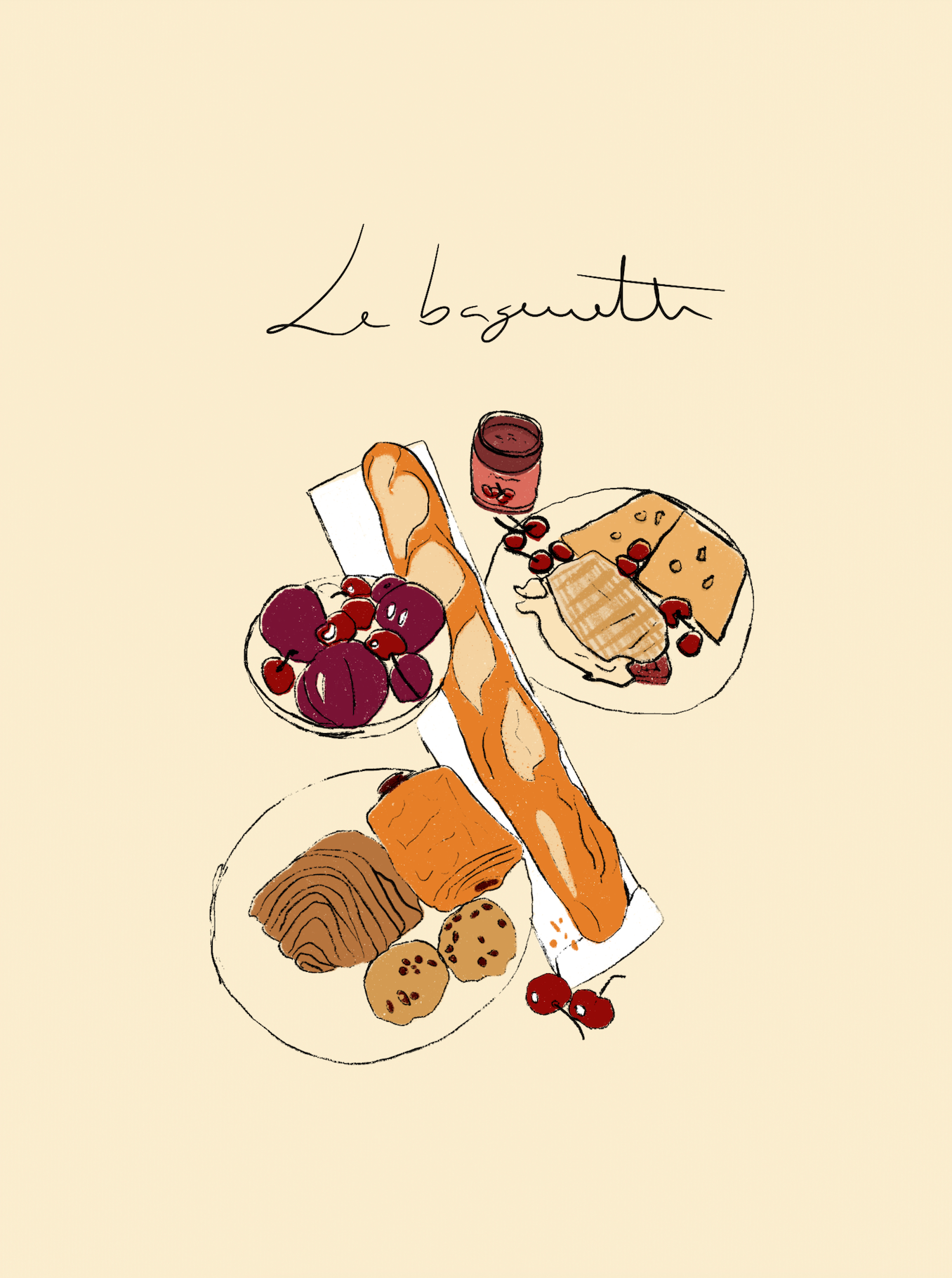 Poster Le Baguette