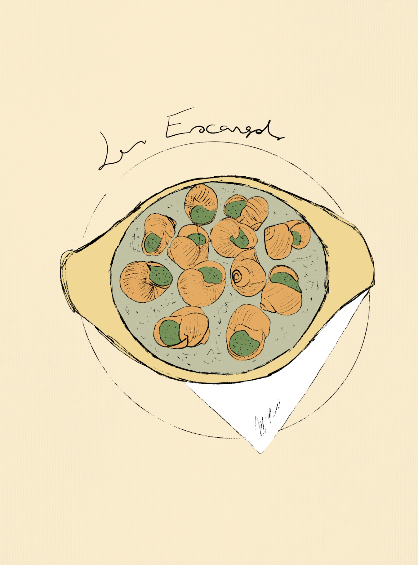 Poster Les Escargots