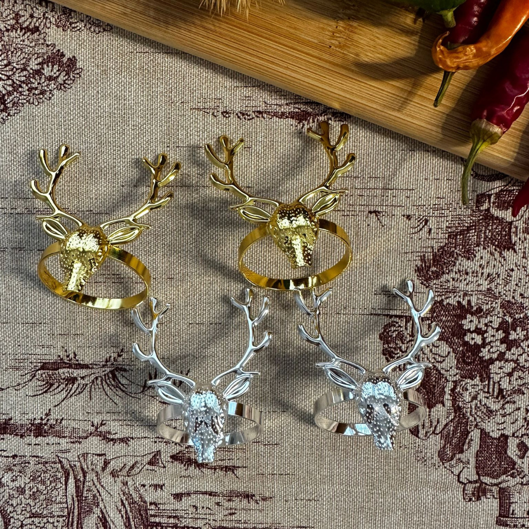 Napkin Ring, Deer (Pack 2)