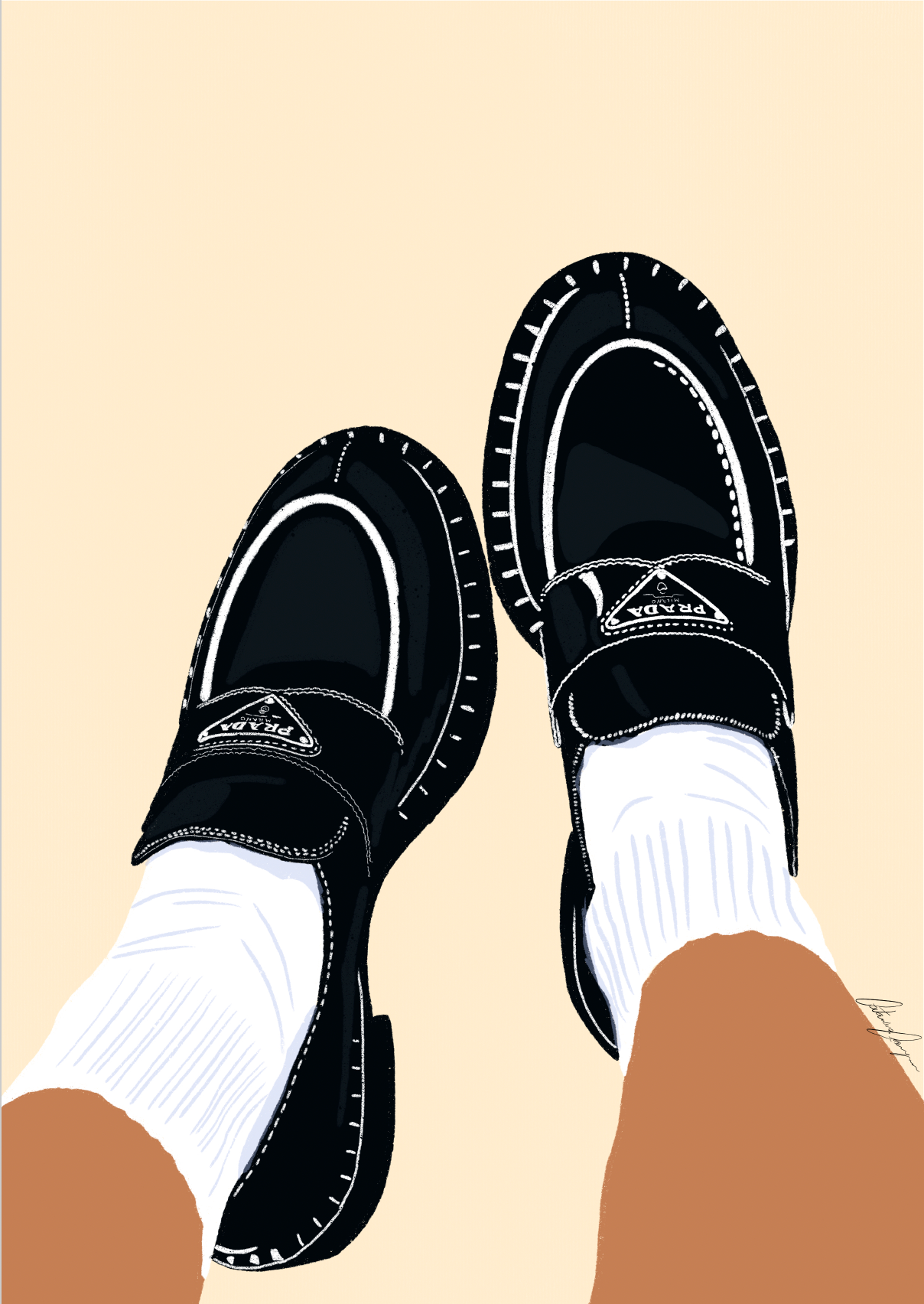 Poster Prada Loafers