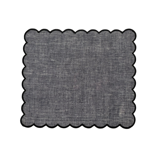 Round Individual with Overlock, Gray