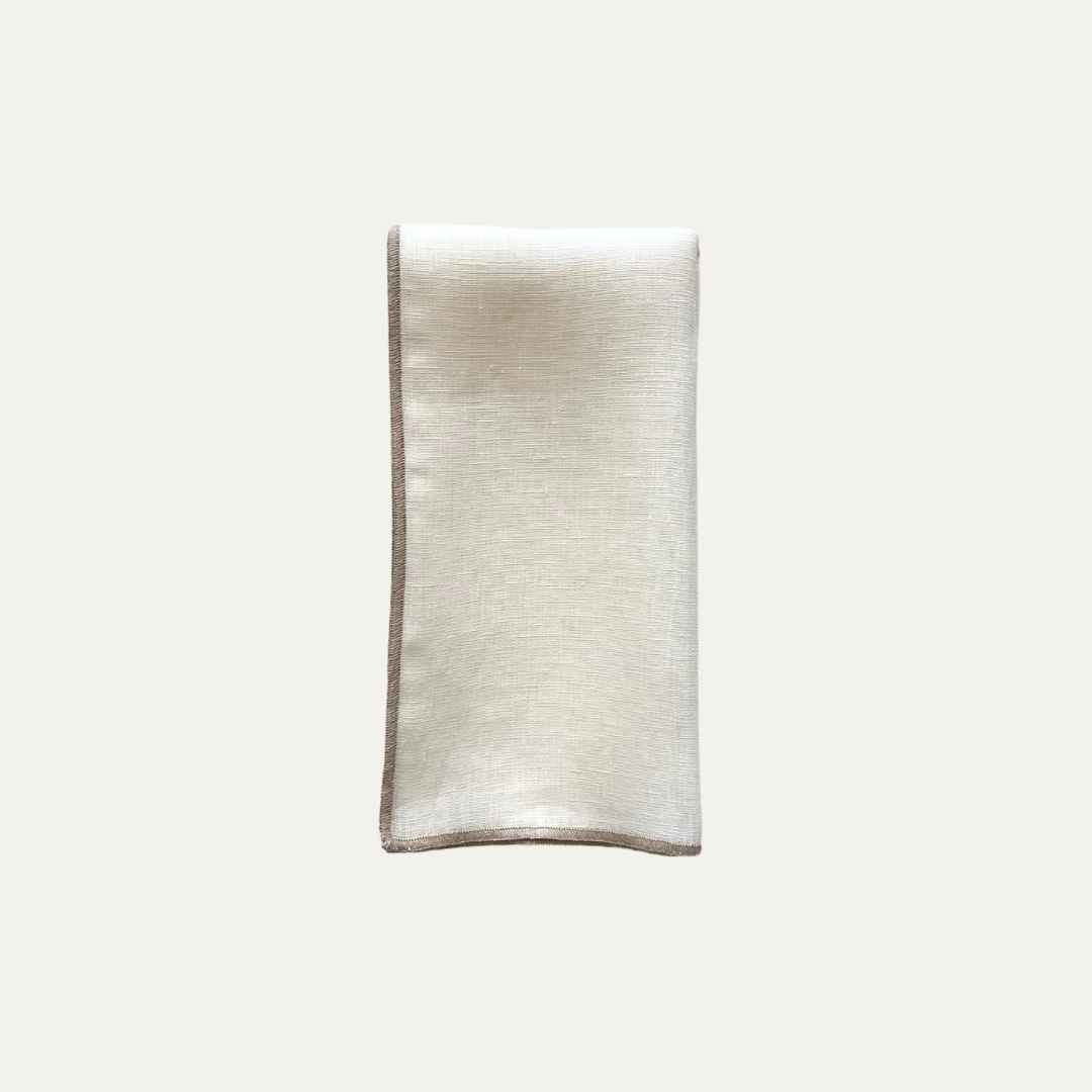 Pearl Linen Napkin, Joana At Home