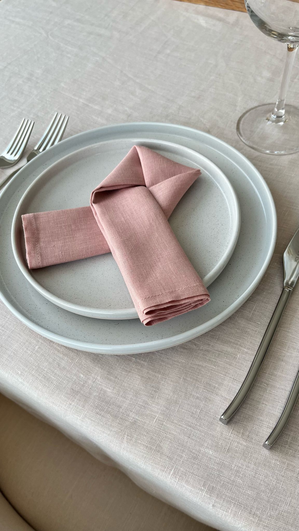 Pink Linen Napkin