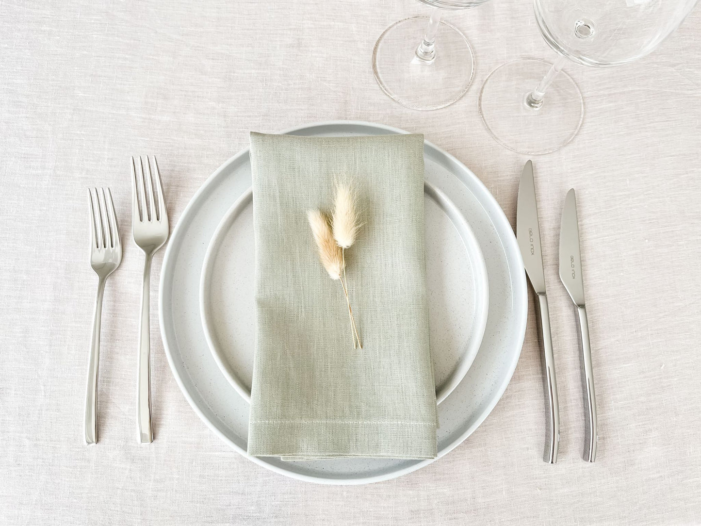 Aqua Green Linen Napkin