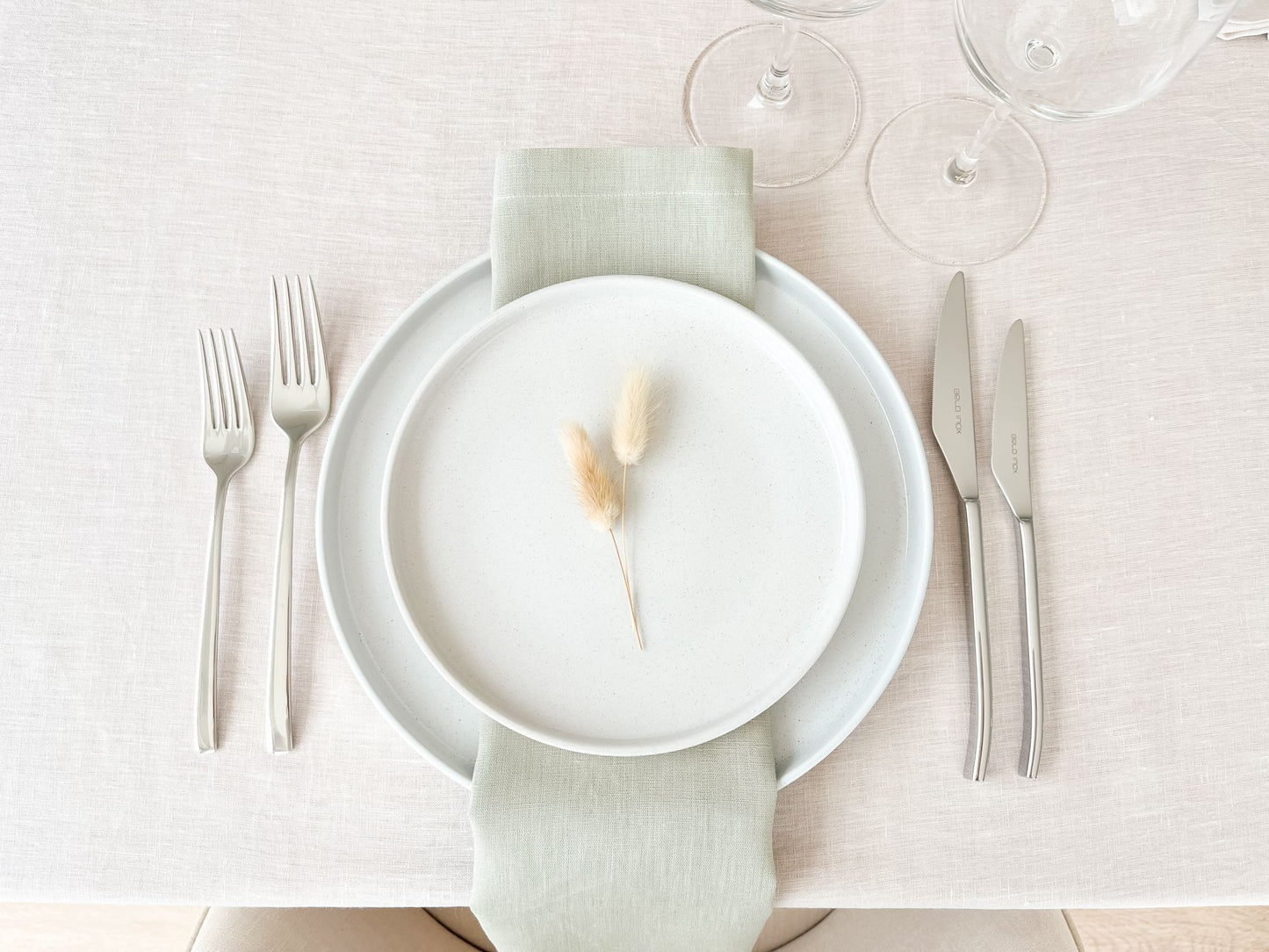 Aqua Green Linen Napkin